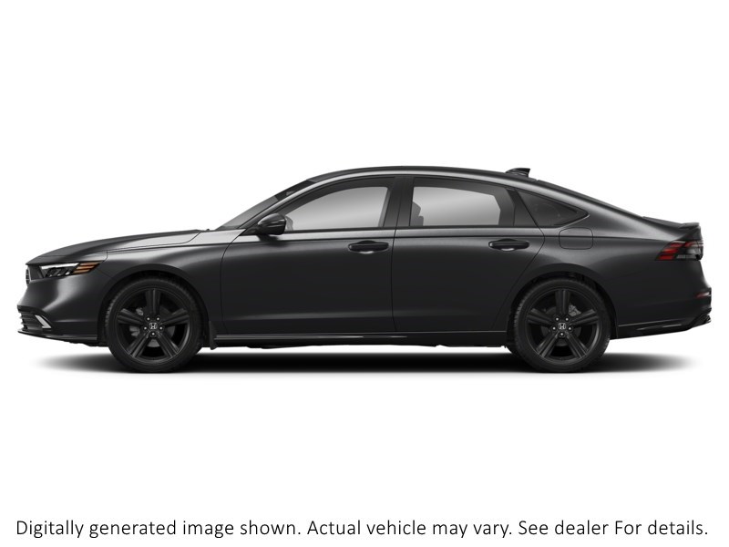 2025 HONDA ACCORD HYBRID SPORT-L ECVT Crystal Black Pearl  Shot 2