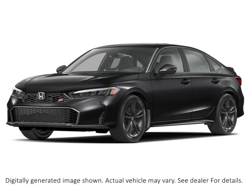 2025 Honda Civic Si Manual Crystal Black Pearl  Shot 3