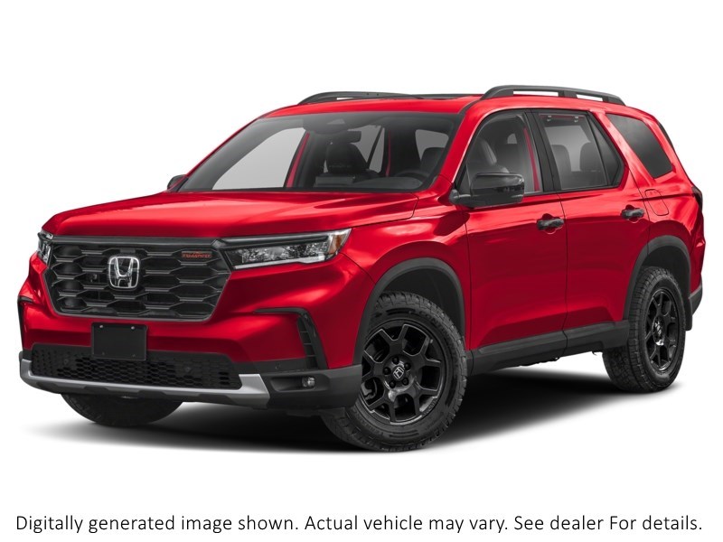 2023 Honda Pilot Trailsport AWD Radiant Red Metallic II  Shot 1