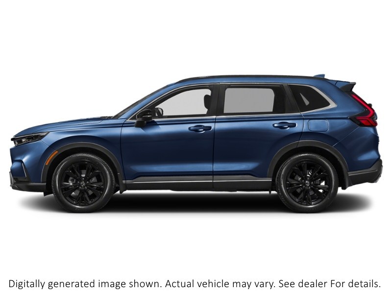 2025 Honda Cr-V Hybrid Touring AWD Canyon River Blue Metallic  Shot 3