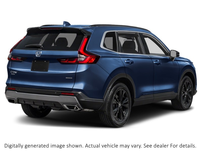 2025 Honda Cr-V Hybrid Touring AWD Canyon River Blue Metallic  Shot 2