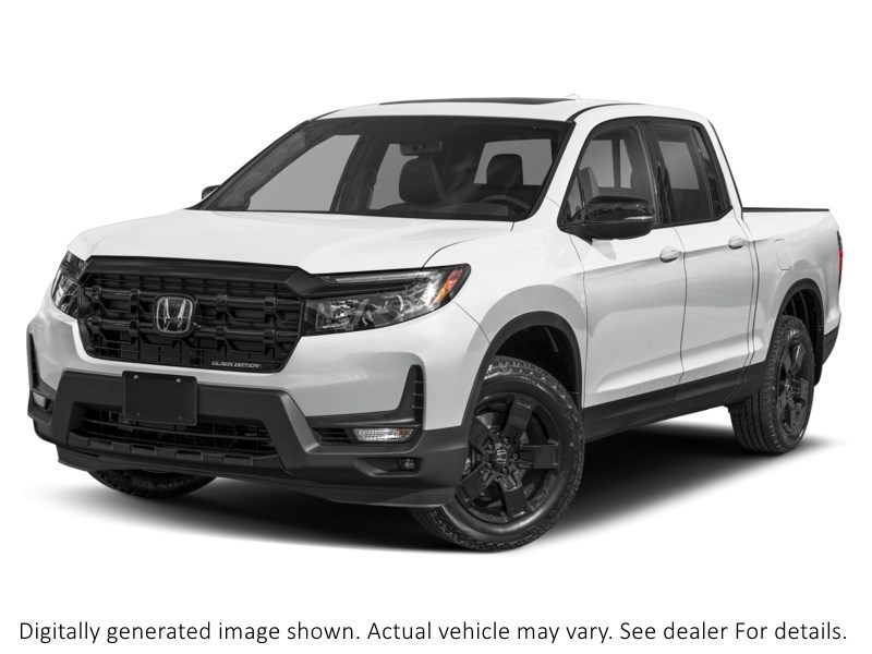 2025 Honda Ridgeline Black Edition AWD Platinum White Pearl  Shot 4