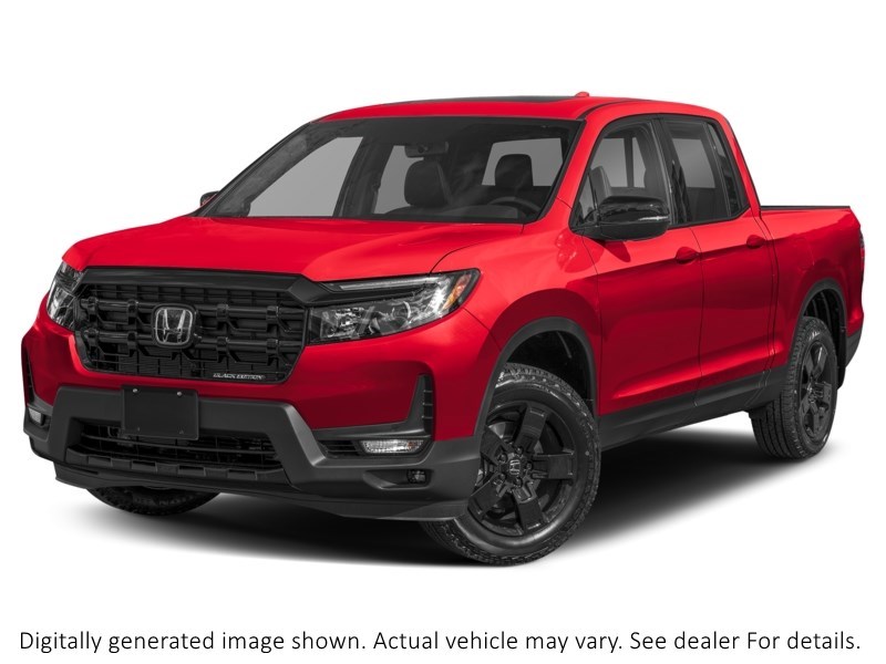 2026 Honda Ridgeline Black Edition AWD Radiant Red Metallic II  Shot 1