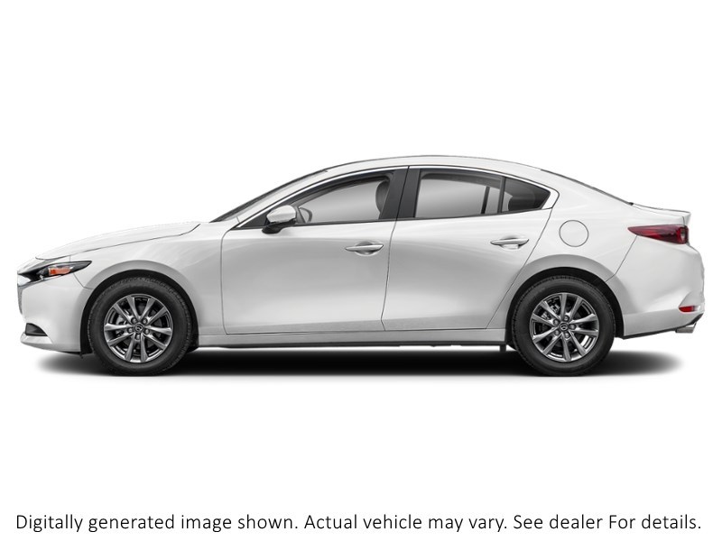 2026 Mazda Mazda3 Gs FWD Snowflake White Pearl  Shot 3