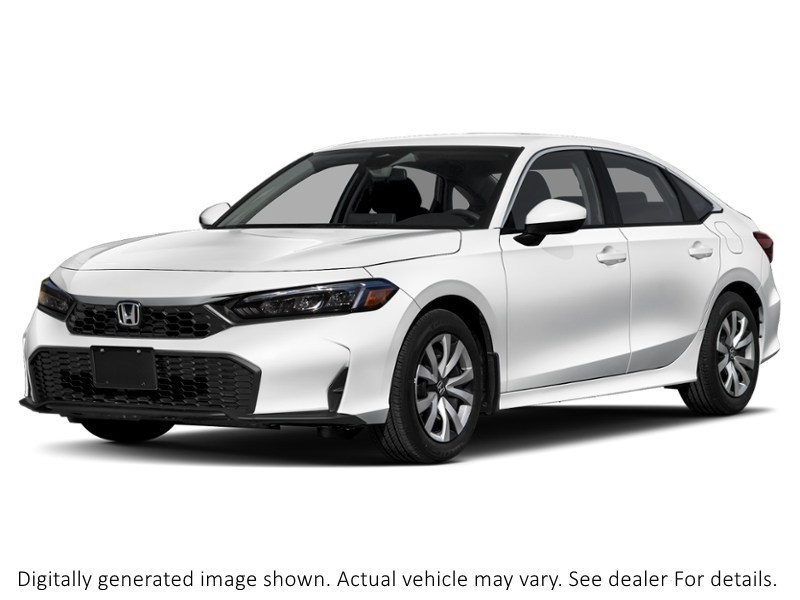 2026 Honda Civic Sedan LX CVT Platinum White Pearl  Shot 4