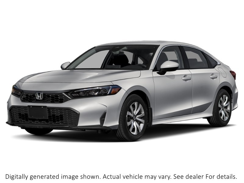 2026 Honda Civic Sedan LX CVT Solar Reflection Silver Metallic  Shot 16