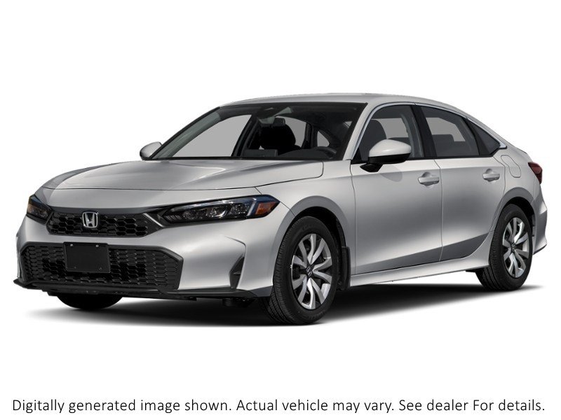 2026 Honda Civic Sedan LX CVT Solar Reflection Silver Metallic  Shot 4