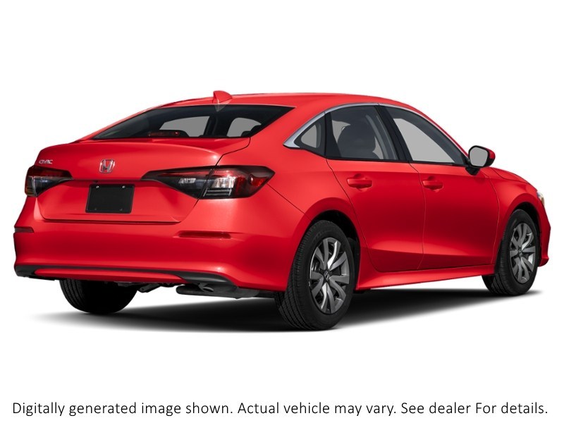 2026 Honda Civic Sedan LX CVT Rallye Red  Shot 2