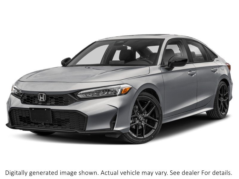 2026 Honda Civic Sedan Sport CVT Solar Reflection Silver Metallic  Shot 4