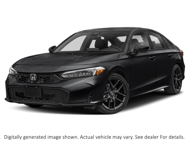2026 Honda Civic Sedan Sport CVT Crystal Black Pearl  Shot 1
