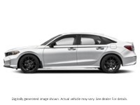 2026 Honda Civic Sedan Sport CVT Platinum White Pearl  Shot 3