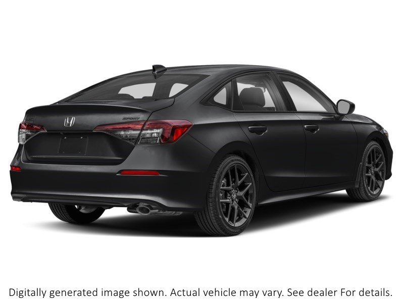 2026 Honda Civic Sport CVT Crystal Black Pearl  Shot 12