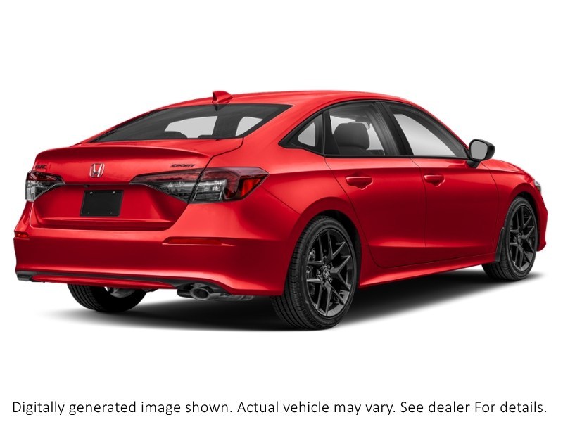 2026 Honda Civic Sedan Sport CVT Rallye Red  Shot 21