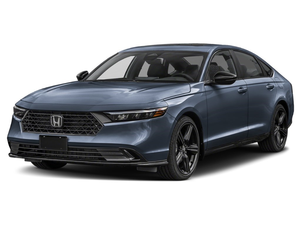 Gray (Meteoroid Grey Metallic) 2026 Honda Accord Hybrid Sedan Front-Wheel Drive Automatic