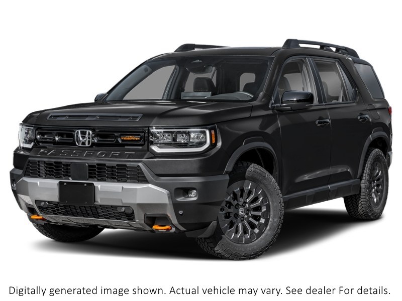 2026 Honda Passport Trailsport AWD Crystal Black Pearl  Shot 4