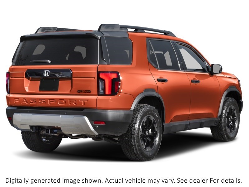 2026 Honda Passport Trailsport Touring AWD Sunset Orange II  Shot 2