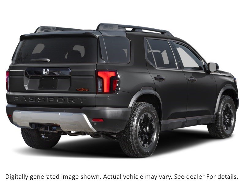 2026 Honda Passport Trailsport Touring AWD Crystal Black Pearl  Shot 2