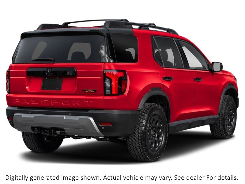 2026 Honda Passport Trailsport Touring Blackout AWD Radiant Red Metallic II  Shot 6