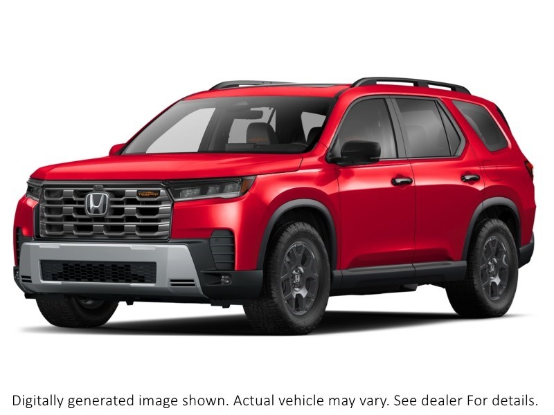 2026 Honda Pilot Trailsport AWD Radiant Red Metallic II  Shot 15