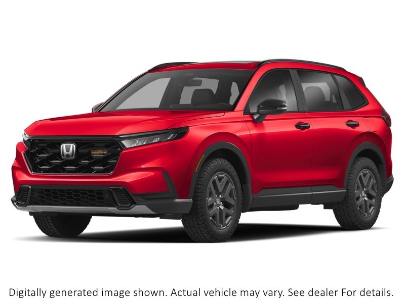2026 HONDA CR-V HYBRID TRAILSPORT AWD radiant red metallic  Shot 1
