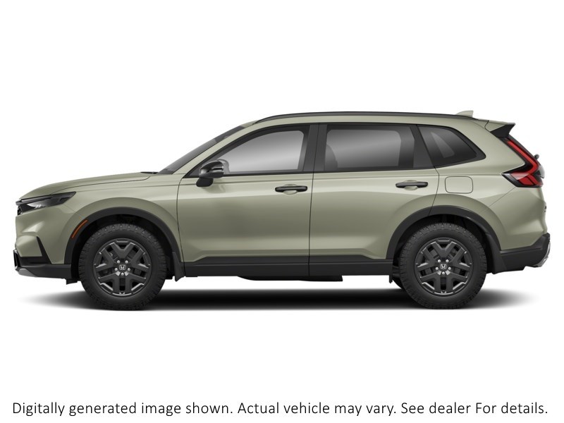 2026 HONDA CR-V HYBRID TRAILSPORT AWD ash green metallic  Shot 4