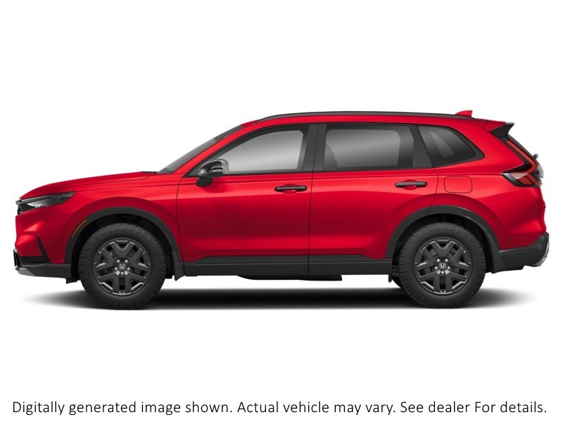 2026 HONDA CR-V HYBRID TRAILSPORT AWD radiant red metallic  Shot 2