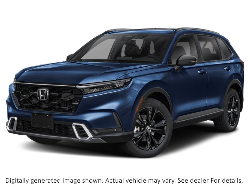 2026 Honda Cr-V Hybrid Touring AWD Canyon River Blue Metallic  Shot 4