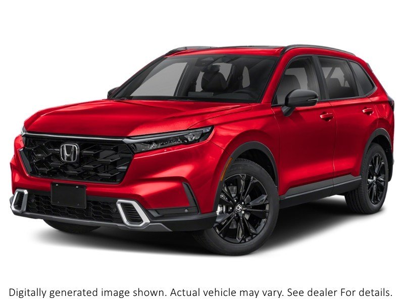 2026 Honda Cr-V Hybrid Touring AWD Radiant Red Metallic  Shot 4