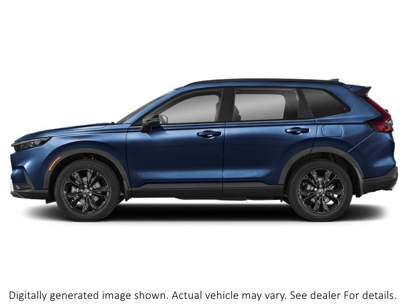 2026 Honda Cr-V Hybrid Touring AWD Canyon River Blue Metallic  Shot 3