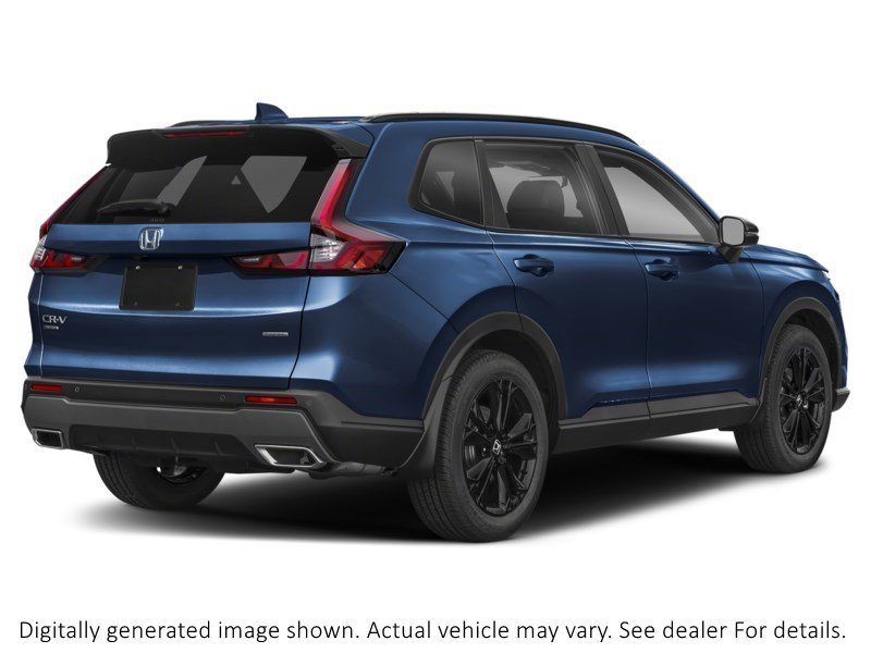 2026 Honda Cr-V Hybrid Touring AWD Canyon River Blue Metallic  Shot 6