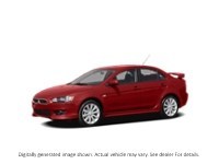 2010 Mitsubishi Lancer 4Dr Sdn CVT De Rally Red Metallic  Shot 1