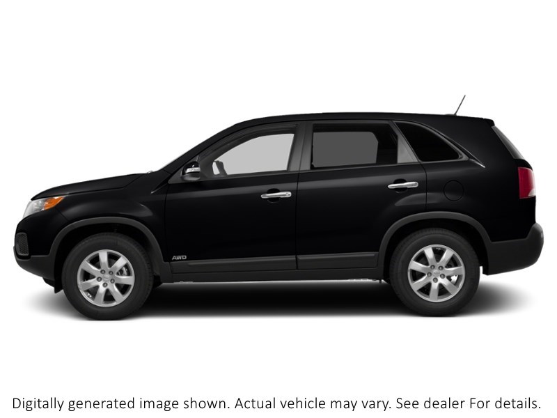 2011 Kia Sorento FWD 4Dr V6 Auto LX W/3Rd Row Ebony Black  Shot 17