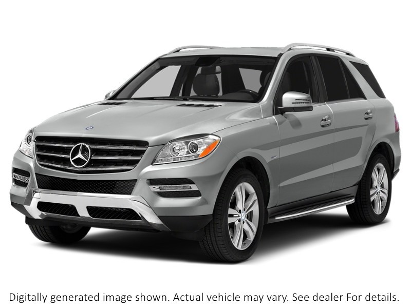 2013 Mercedes-Benz M-Class 4Matic 4Dr Ml 350 Bluetec Palladium Silver Metallic  Shot 1