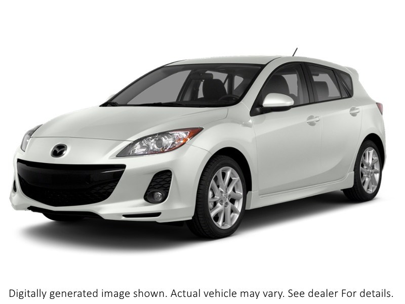 2013 Mazda Mazda3 Sport 4Dr Hb Sport Man Gs-Sky Crystal White Pearl  Shot 4