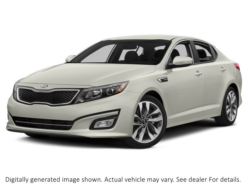 2015 Kia Optima 4Dr Sdn Auto Sx Turbo Snow Pearl White  Shot 1