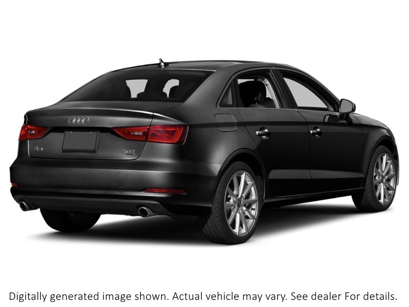 2015 Audi A3 4Dr Sdn Fronttrak 1.8T Komfort Brilliant Black  Shot 38