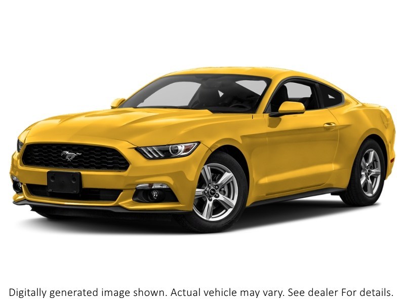 2017 Ford Mustang 2Dr Fastback Ecoboost Triple Yellow Tri-Coat  Shot 4