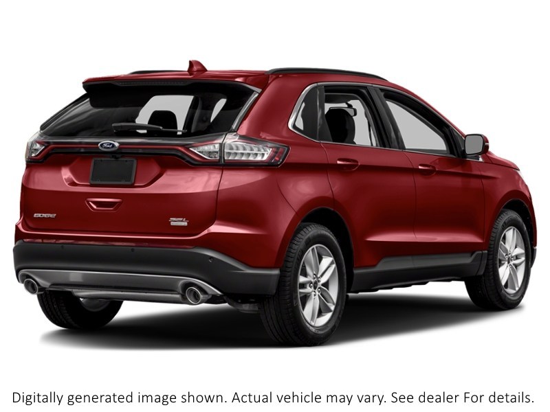 2018 Ford Edge Titanium AWD Ruby Red Metallic Tinted Clearcoat  Shot 2