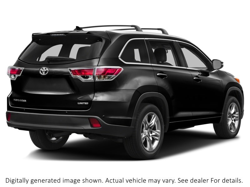 2016 Toyota Highlander AWD 4dr Limited Midnight Black Metallic  Shot 2