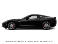 2016 Chevrolet Corvette 2Dr Stingray Z51 Cpe W/1Lt Black  Shot 3