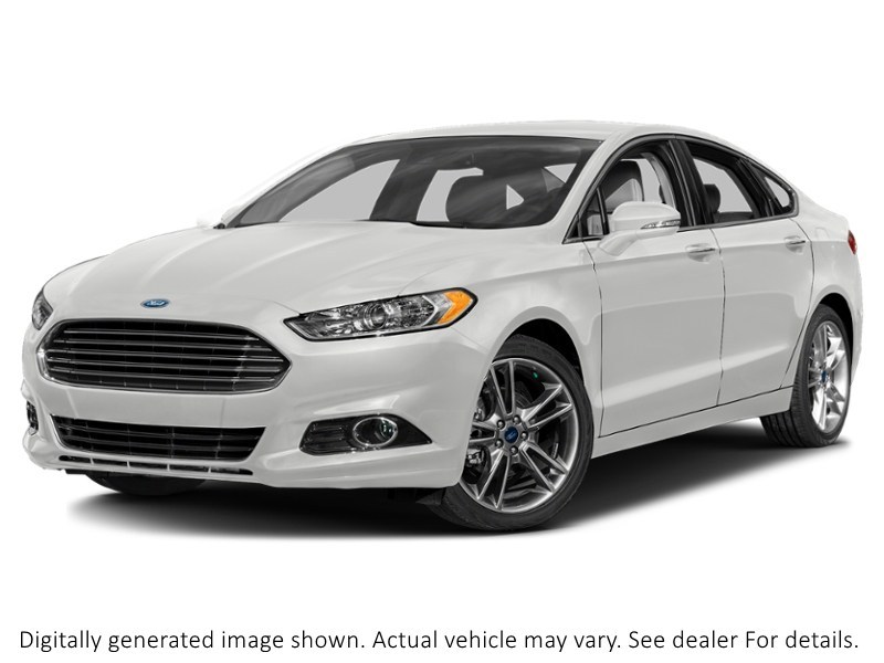 2014 Ford Fusion 4Dr Sdn Titanium AWD White Platinum Tri-Coat  Shot 1