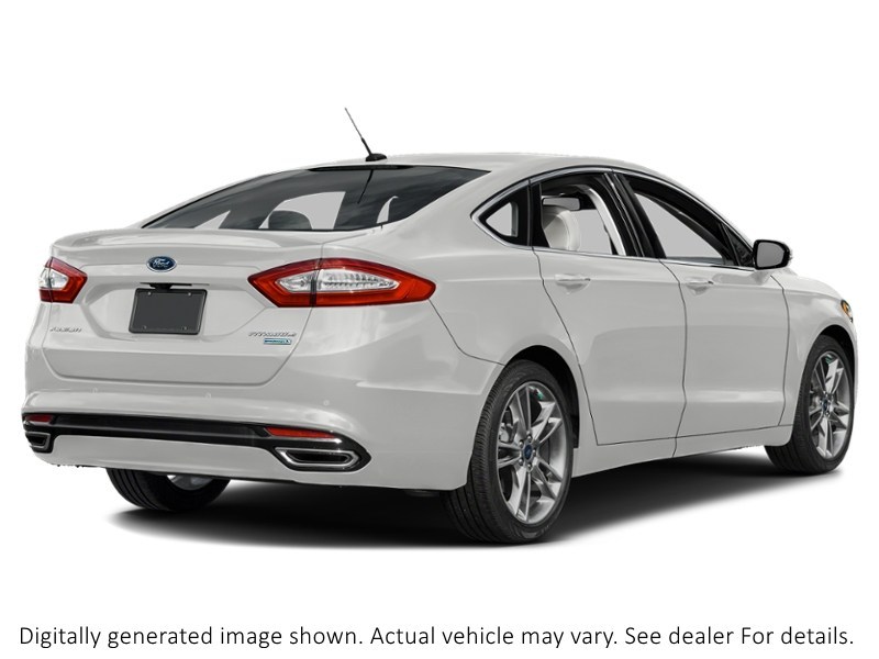 2014 Ford Fusion 4Dr Sdn Titanium AWD White Platinum Tri-Coat  Shot 2