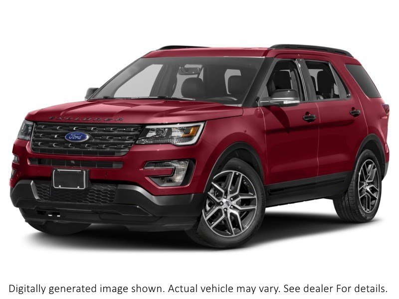2017 Ford Explorer 4WD 4Dr Sport Ruby Red Metallic Tinted Clearcoat  Shot 1