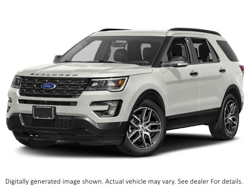 2017 Ford Explorer 4WD 4Dr Sport White Platinum Metallic Tri-Coat  Shot 25