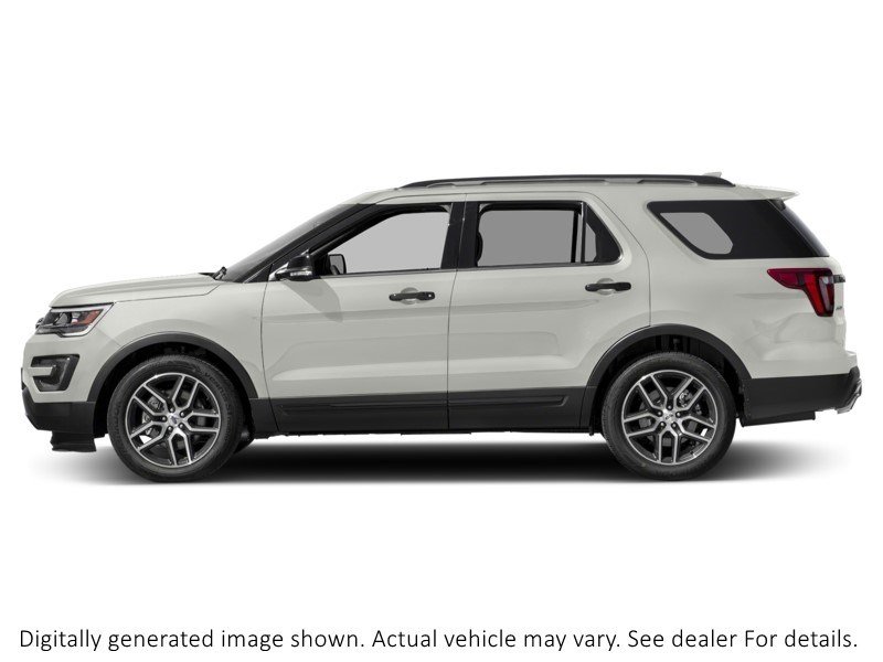 2017 Ford Explorer 4WD 4Dr Sport White Platinum Metallic Tri-Coat  Shot 27