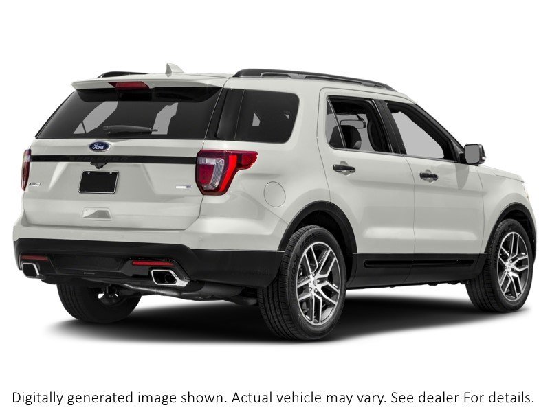 2017 Ford Explorer 4WD 4Dr Sport White Platinum Metallic Tri-Coat  Shot 30