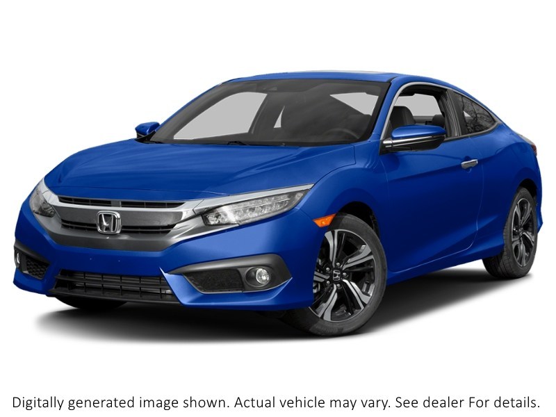 2016 Honda Civic Coupe 2Dr CVT Touring Aegean Blue Metallic  Shot 7