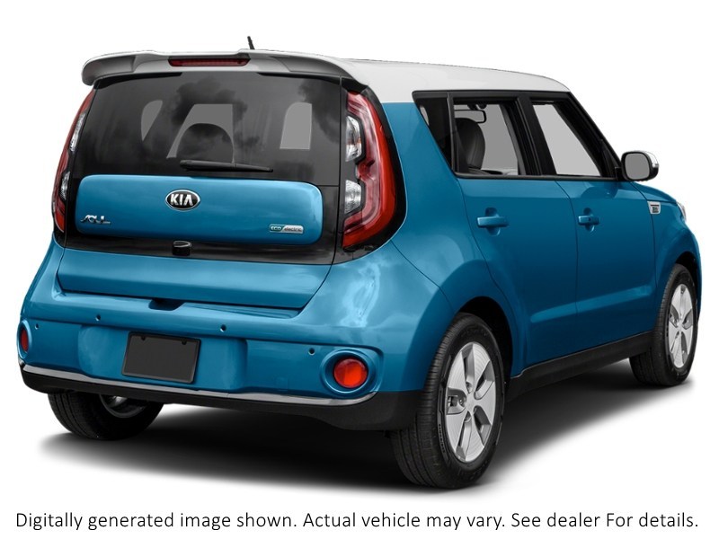 2017 Kia Soul Ev 5Dr Wgn Electronic Blue/Polar White Two-Tone  Shot 2