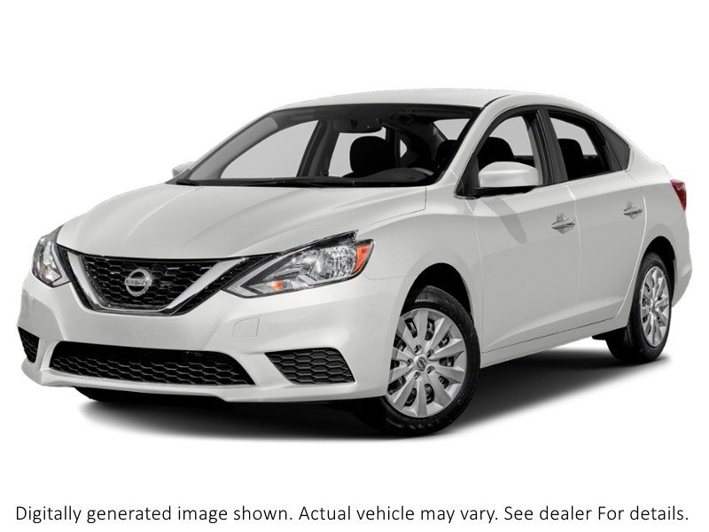 2017 Nissan Sentra 4Dr Sdn CVT S Aspen White Pearl  Shot 1