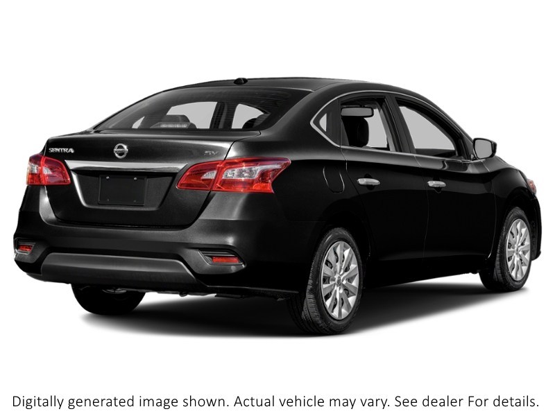 2018 Nissan Sentra SV CVT Super Black  Shot 7